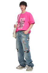 Dangerous People Furry Bear Tee - ShaLaoBan