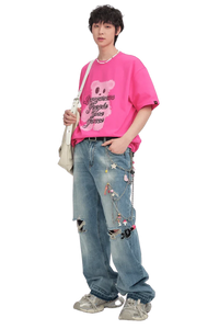 Dangerous People Furry Bear Tee - ShaLaoBan