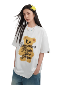 Dangerous People Furry Bear Tee - ShaLaoBan