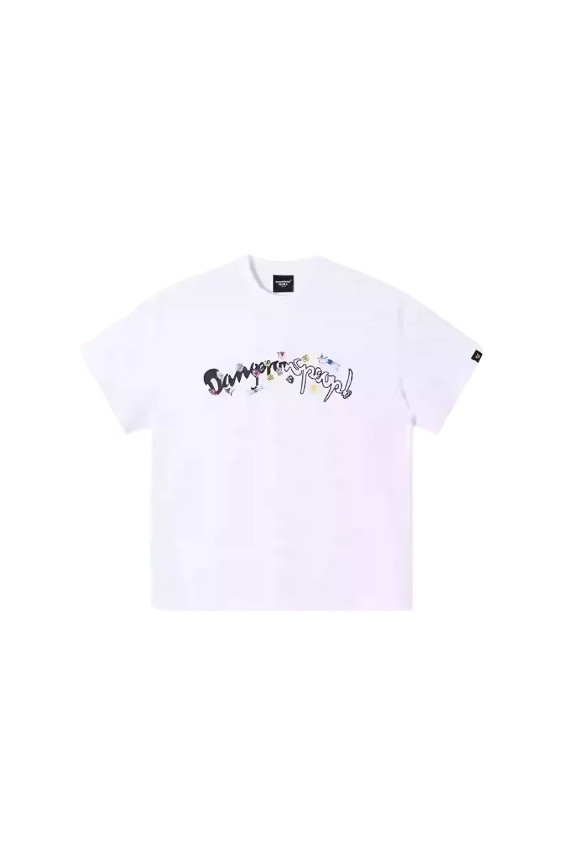 Dangerous People Gemstone Letter Tee - ShaLaoBan