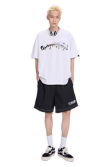 Dangerous People Gemstone Letter Tee - ShaLaoBan