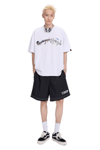 Dangerous People Gemstone Letter Tee - ShaLaoBan
