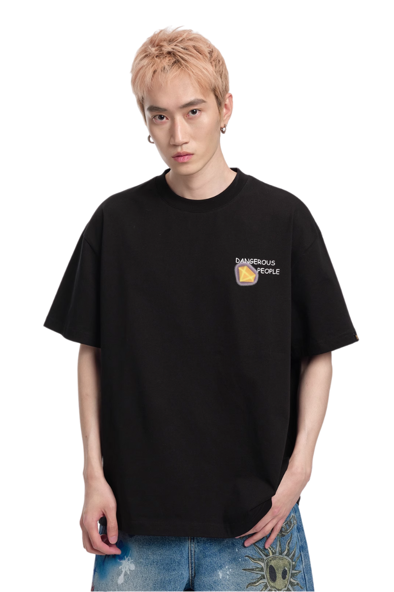 Dangerous People Gemstone Paper Bag Man Tee