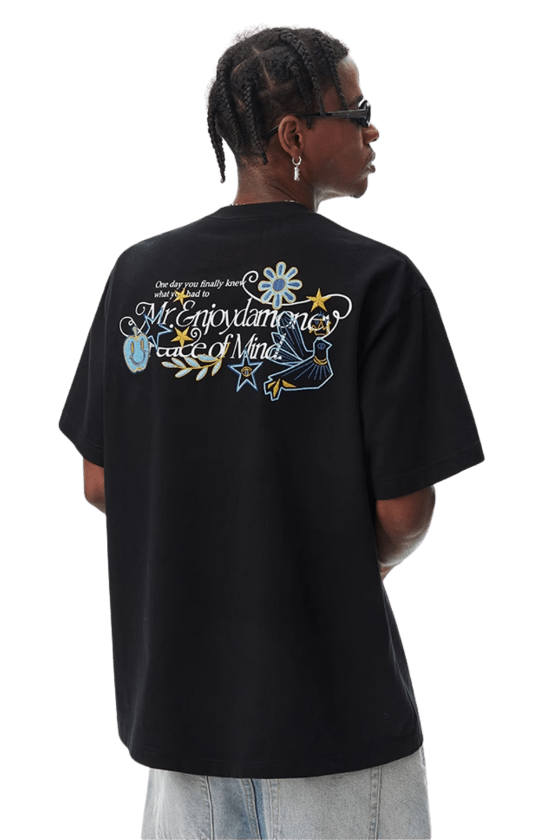 MEDM SS25 Glitter Embroidered Tee