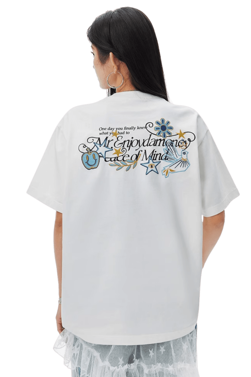MEDM SS25 Glitter Embroidered Tee