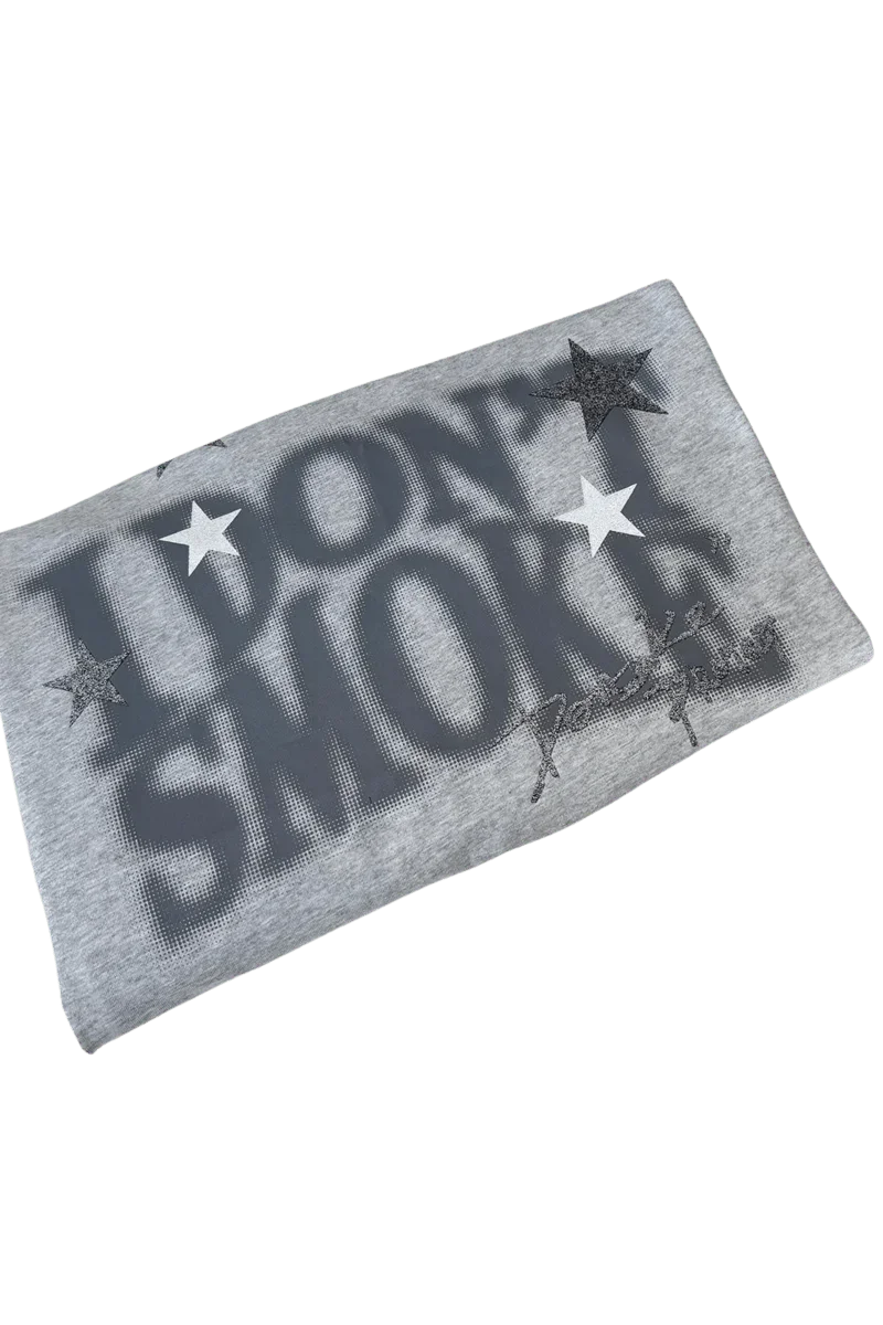 IDontSmoke Glitter Star Tee
(Sorona Material) - ShaLaoBan