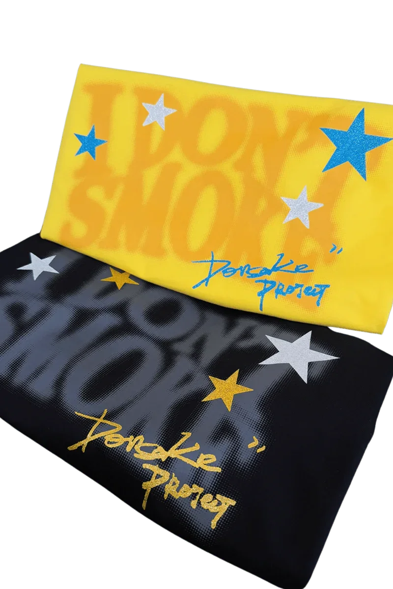 IDontSmoke Glitter Star Tee
(Sorona Material) - ShaLaoBan