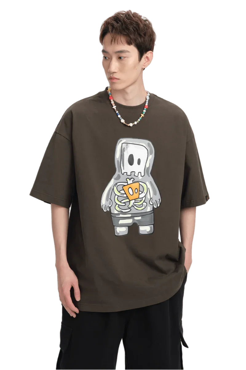 Dangerous People Glow In Dark Skeleton Tee - ShaLaoBan