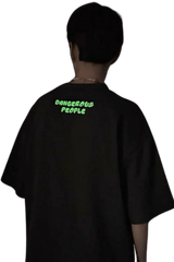 Dangerous People Glow In Dark Skeleton Tee - ShaLaoBan