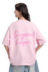 Dangerous People Gradient Outline Back Print Tee - ShaLaoBan