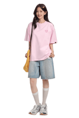 Dangerous People Gradient Outline Back Print Tee - ShaLaoBan