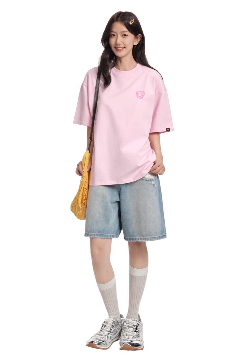 Dangerous People Gradient Outline Back Print Tee - ShaLaoBan