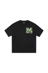 MEDM SS25 Green Floral Embroidery Tee
