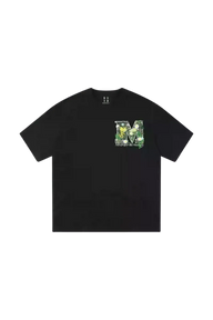 MEDM SS25 Green Floral Embroidery Tee