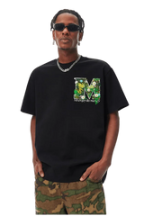 MEDM SS25 Green Floral Embroidery Tee