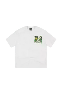 MEDM SS25 Green Floral Embroidery Tee