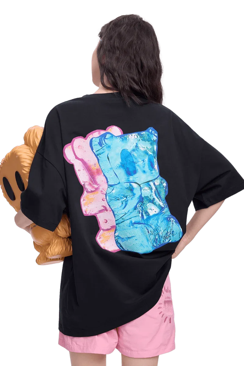 Dangerous People Gummy Bear EmbroideryTee - ShaLaoBan