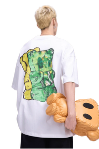 Dangerous People Gummy Bear EmbroideryTee - ShaLaoBan