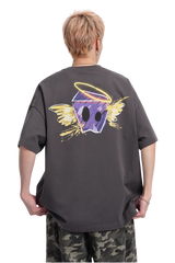 Dangerous People Halo Angel Graffiti Tee