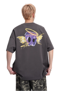 Dangerous People Halo Angel Graffiti Tee