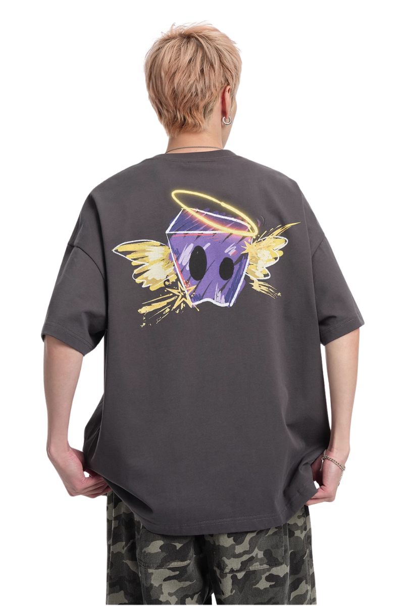 Dangerous People Halo Angel Graffiti Tee