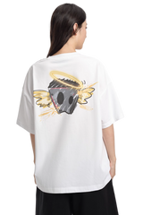 Dangerous People Halo Angel Graffiti Tee