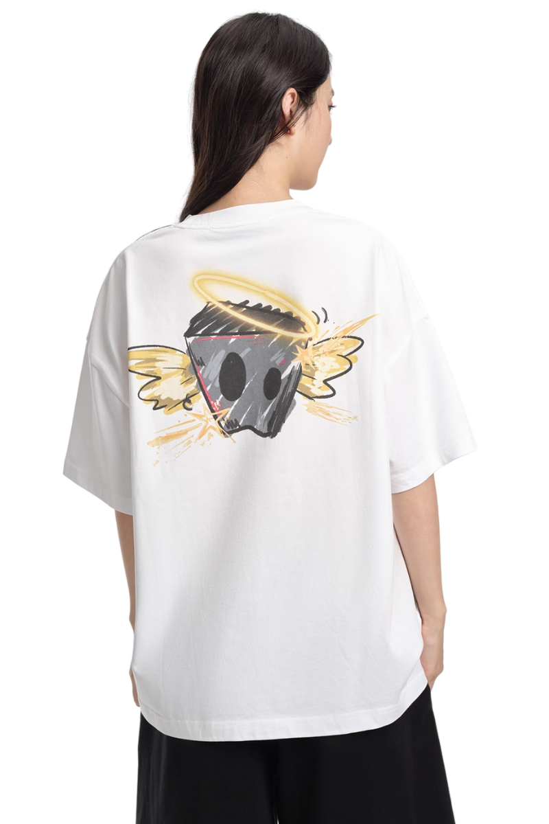 Dangerous People Halo Angel Graffiti Tee