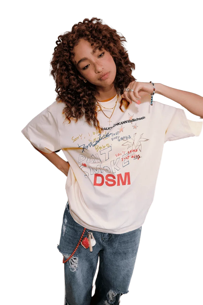 IDontSmoke Hand Painted Graffiti Tee - ShaLaoBan