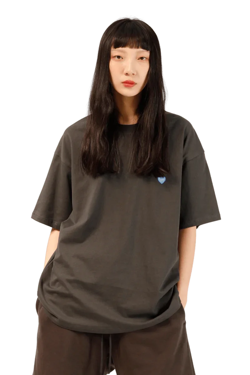 Innersect Heart Embroidery Tee - ShaLaoBan