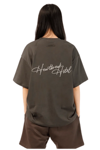 Innersect Heart Embroidery Tee - ShaLaoBan