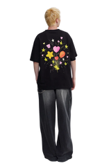 Dangerous People Heart Fireworks Grafitti Tee