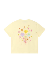 Dangerous People Heart Fireworks Grafitti Tee