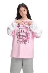 Dangerous People Heart Graffiti Tee - ShaLaoBan