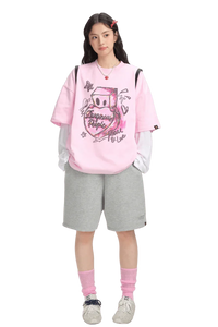 Dangerous People Heart Graffiti Tee - ShaLaoBan