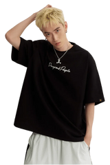 Dangerous People Heavy Weight Basic Cursive Tee - ShaLaoBan
