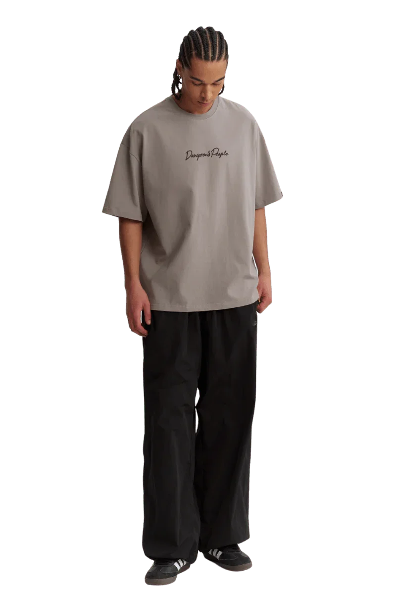 Dangerous People Heavy Weight Basic Cursive Tee - ShaLaoBan