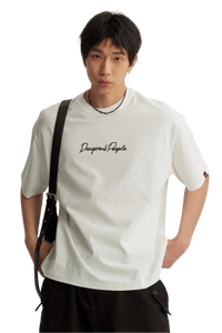 Dangerous People Heavy Weight Basic Cursive Tee - ShaLaoBan