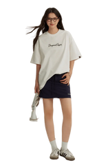 Dangerous People Heavy Weight Basic Cursive Tee - ShaLaoBan