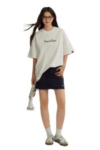 Dangerous People Heavy Weight Basic Cursive Tee - ShaLaoBan