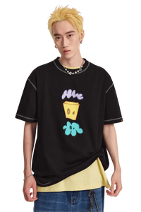 Dangerous People Heavy Weight Outline Tee - ShaLaoBan
