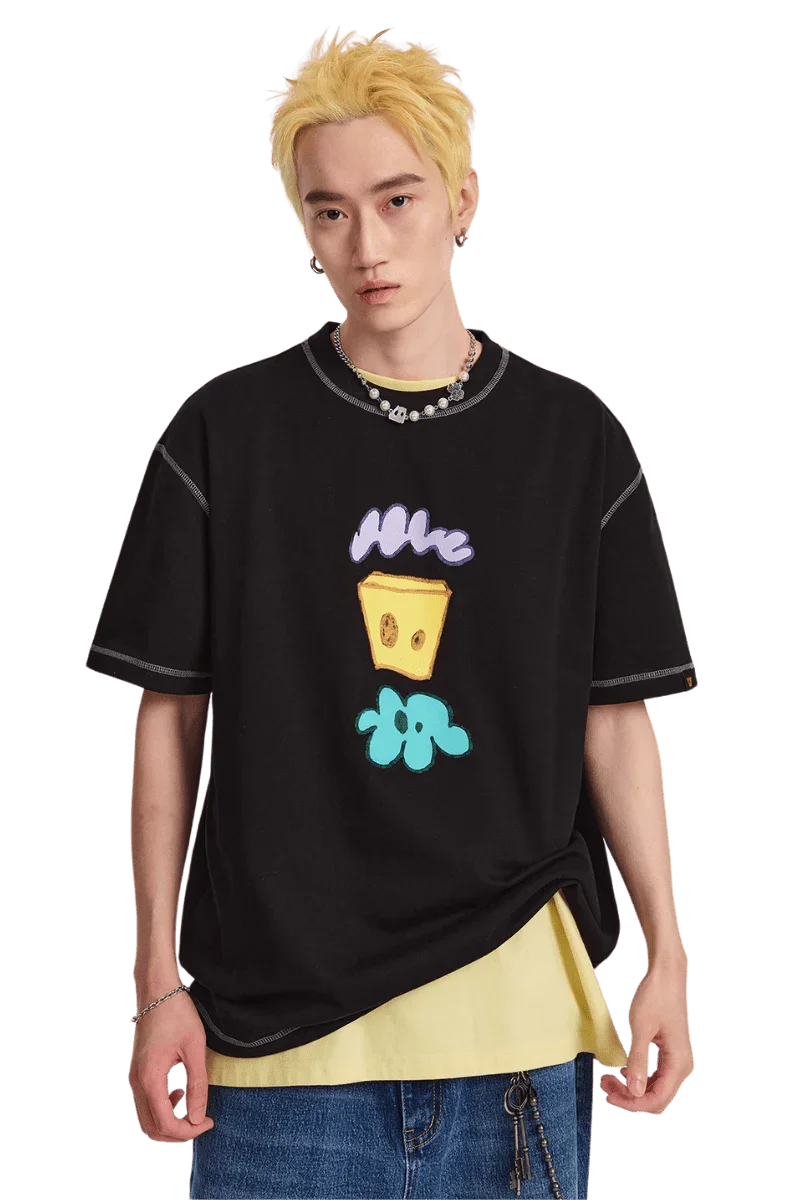 Dangerous People Heavy Weight Outline Tee - ShaLaoBan
