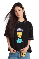 Dangerous People Heavy Weight Outline Tee - ShaLaoBan