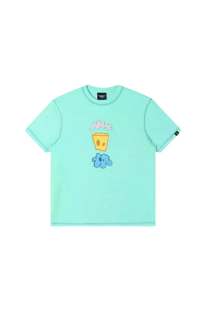 Dangerous People Heavy Weight Outline Tee - ShaLaoBan
