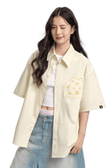 Dangerous People House Patch Short Sleeve Shirt - ShaLaoBan