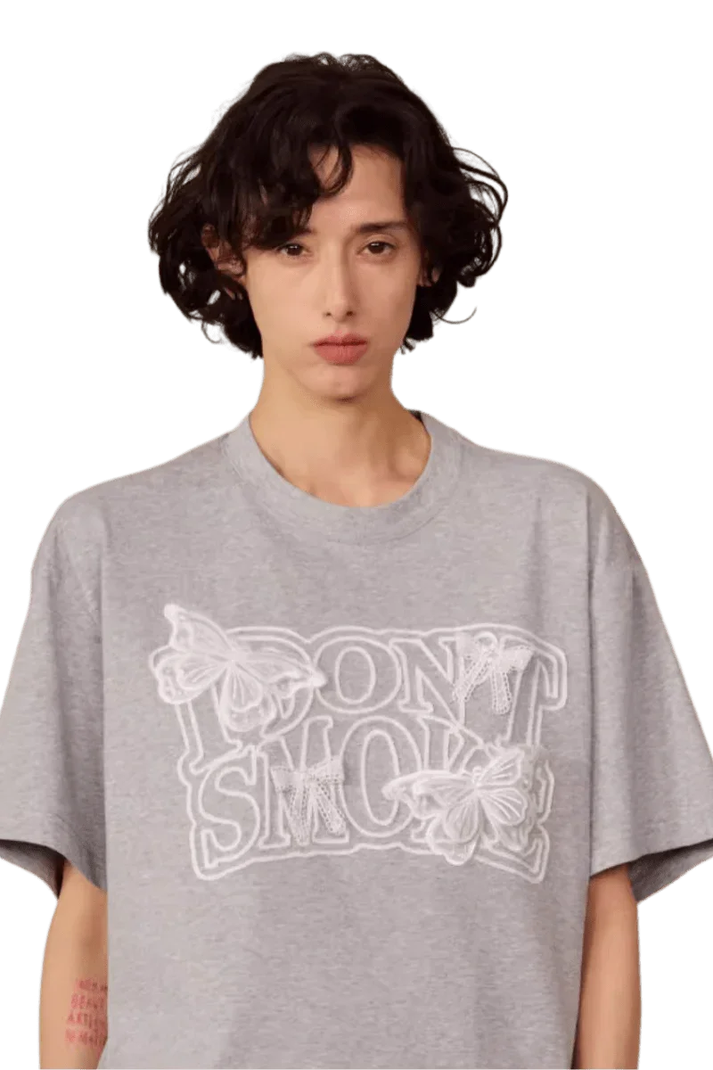 IDontSmoke Butterfly Lace Tee
(Sorona Material) - ShaLaoBan