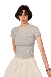 IDontSmoke Ladies Two-Piece Imitation Tee - ShaLaoBan