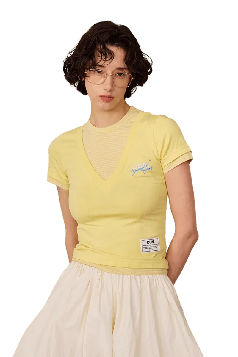 IDontSmoke Ladies Two-Piece Imitation Tee - ShaLaoBan