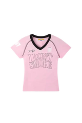 IDontSmoke Ladies V-Neck Jersey Tee
(Sorona Material) - ShaLaoBan