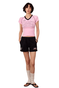 IDontSmoke Ladies V-Neck Jersey Tee
(Sorona Material) - ShaLaoBan