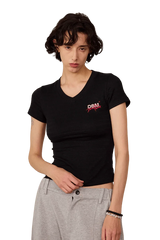 IDontSmoke Ladies V-Neck Ripple Tee - ShaLaoBan